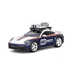 28029 Burago 1:24 Porsche 911 Dakar Model Araba -Sunman