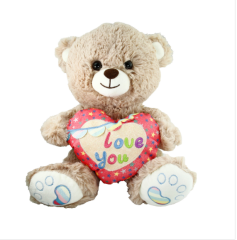 PJH2324 PELUŞ 30CM LOVE YOU KALPLİ AYI -VRD