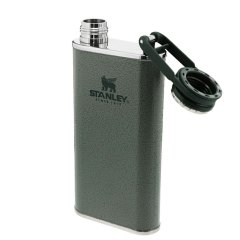 Stanley 0.23L Classic Easy Fill Wide Mouth Flask - Hammertone Green