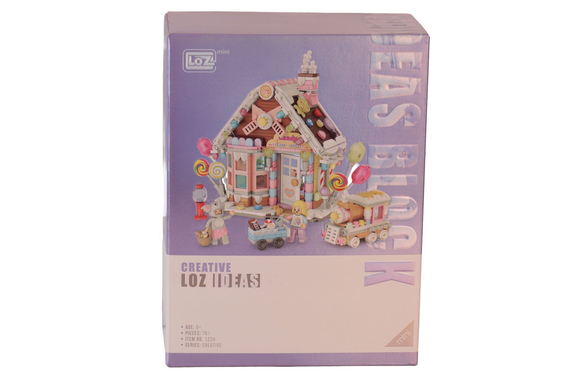 LZ-1224 LOZ ŞEKER EVİ 781 PARÇA BLOCK OYUNCAK