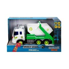 13078 1:16 Maxx Wheels Sesli ve Işıklı Geri Dönüşüm Kamyonları