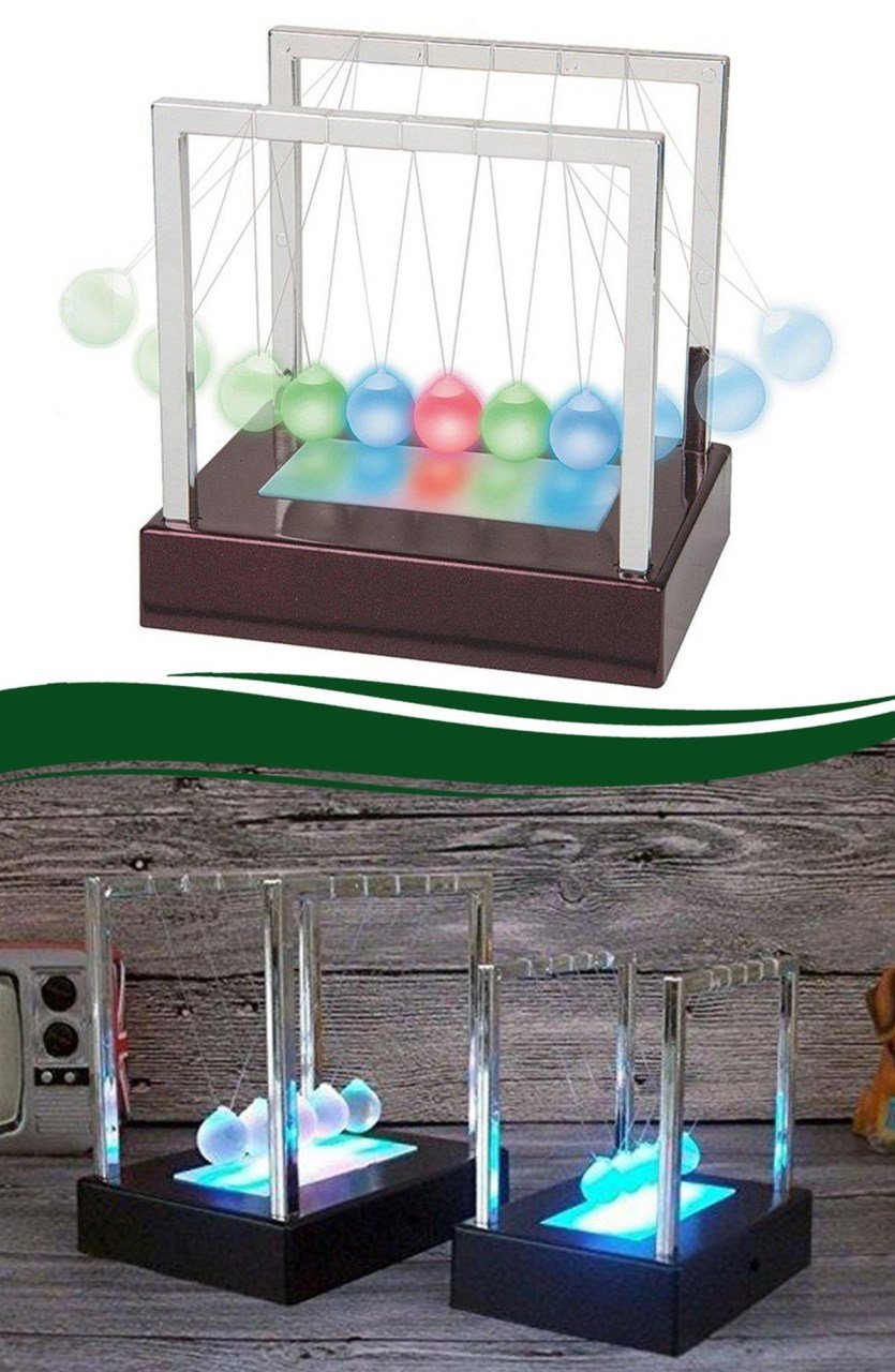 BUFFER® Newtons Balans Bilye - Led Işıklı(Büyük)