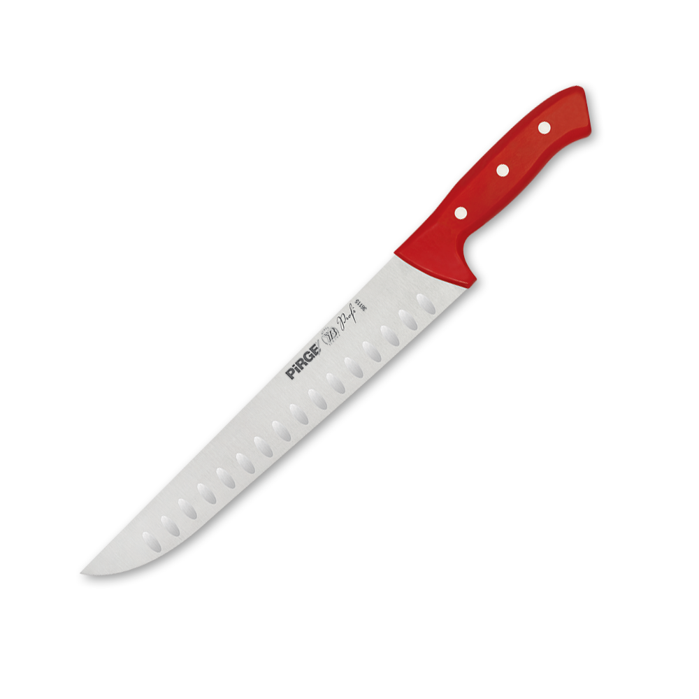 Pirge 36115 Profi Kasap Bıçağı No. 5 Oluklu 25 cm Çelik Boyu - 45x250x3mm