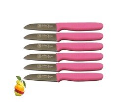 Sürbisa 61007 6'LI Meyve Bıçağı 7 cm (Renk Seçenekli) Pembe