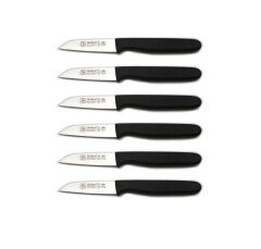 Sürbisa 61007 6'LI Meyve Bıçağı 7 cm (Renk Seçenekli) Siyah