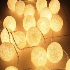 BUFFER® 10lu Renkli Top Şeklinde Dolama Led 1,5 Metre