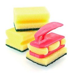 BUFFER® Süngermatik Bulaşık Süngeri Fırçası Bulaşık Süngeri Tutucu Aparat