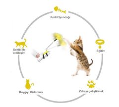 Tüylü Kedi Ayak Oltası