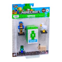 PMI/MC2240 MİNECRAFT 3D TOPPEEZ 5Lİ FİGÜR SETİ ASORTİ