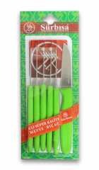 Sürbisa 61007 6'LI Meyve Bıçağı 7 cm (Renk Seçenekli) Yeşil