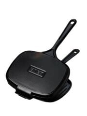 Lava Demir Döküm Ocak Üstü El Tost Tavası 26x32 cm