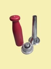 3'lü Set 10-12 Numara İçli Köfte ve Sucuk Hunisi Alüminyum + Tokmak