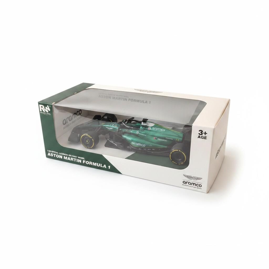 RW5143 1:43 ASTON MARTİN F1 ÇEK BIRAK ARABA METAL MODEL ARABA