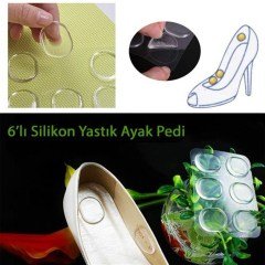 BUFFER® Ayak Vurma Önleyici Silikon Pedler (6 adet) U97