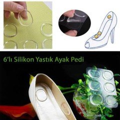 BUFFER® Ayak Vurma Önleyici Silikon Pedler (6 adet) U97