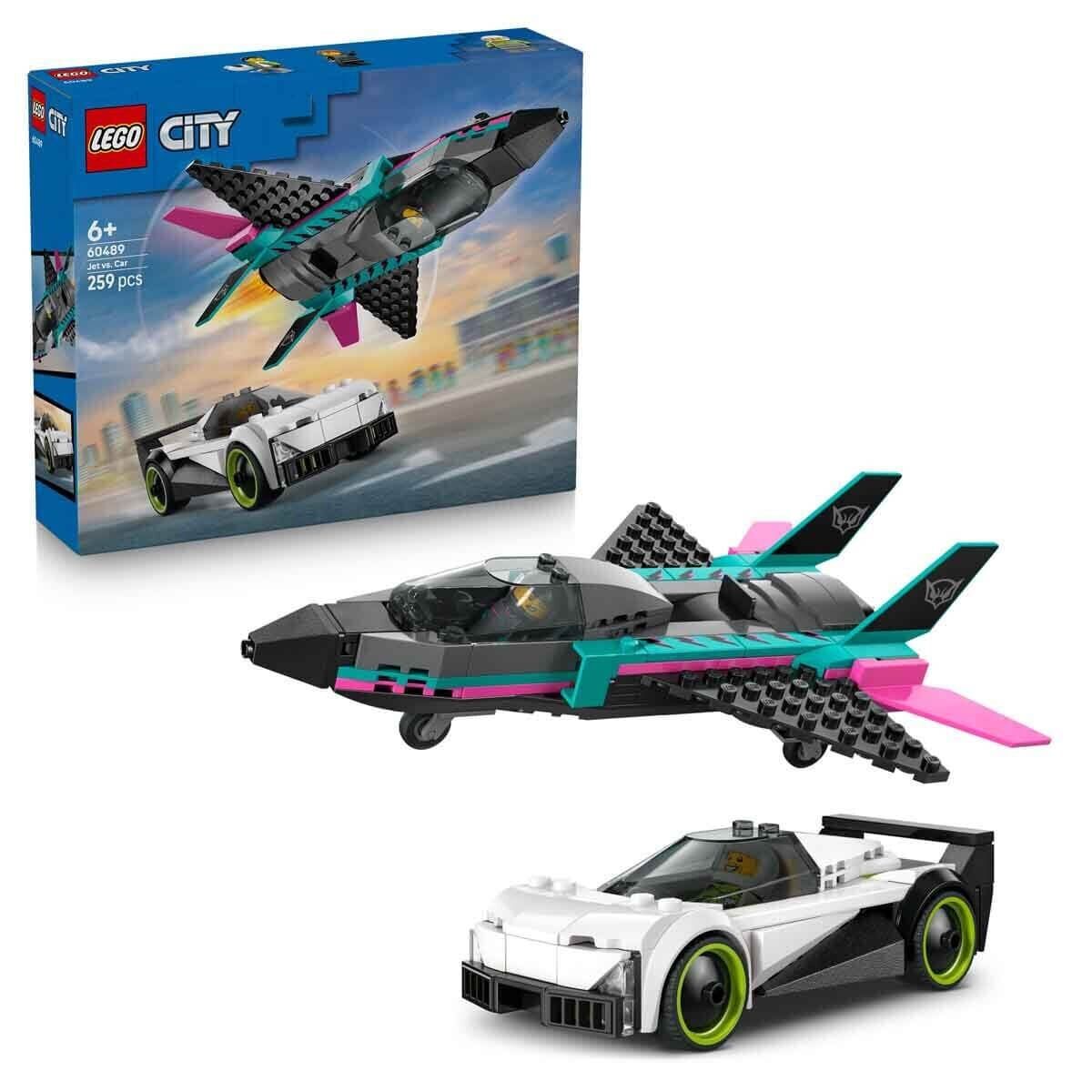 60489 Lego City Jet, Arabaya Karşı 259 parça +6 yaş