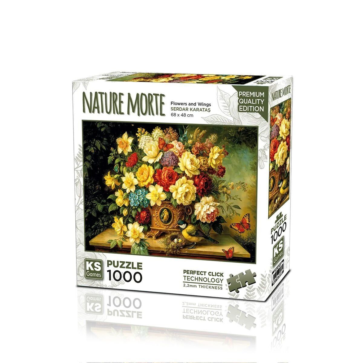 20857 PUZZLE 1000 Flowers and Wings