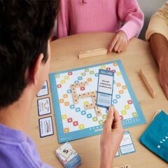 JLJ64 Scrabble Orijinal Ahşap İkisi Bir Arada Türkçe