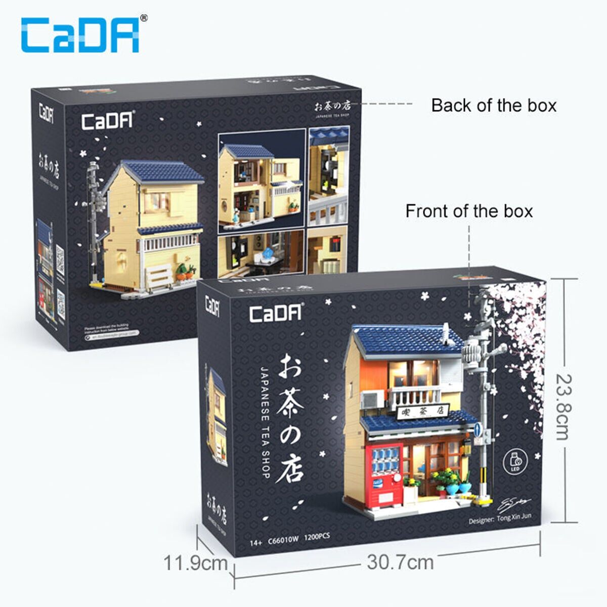 C66010W CADA ÇAY DÜKKANI 1200 PARÇA BLOCK OYUNCAK