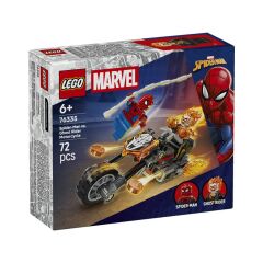 76335 Lego Marvel Spider-Man Ghost Rider Motosikletine Karşı 72 parça +6 yaş