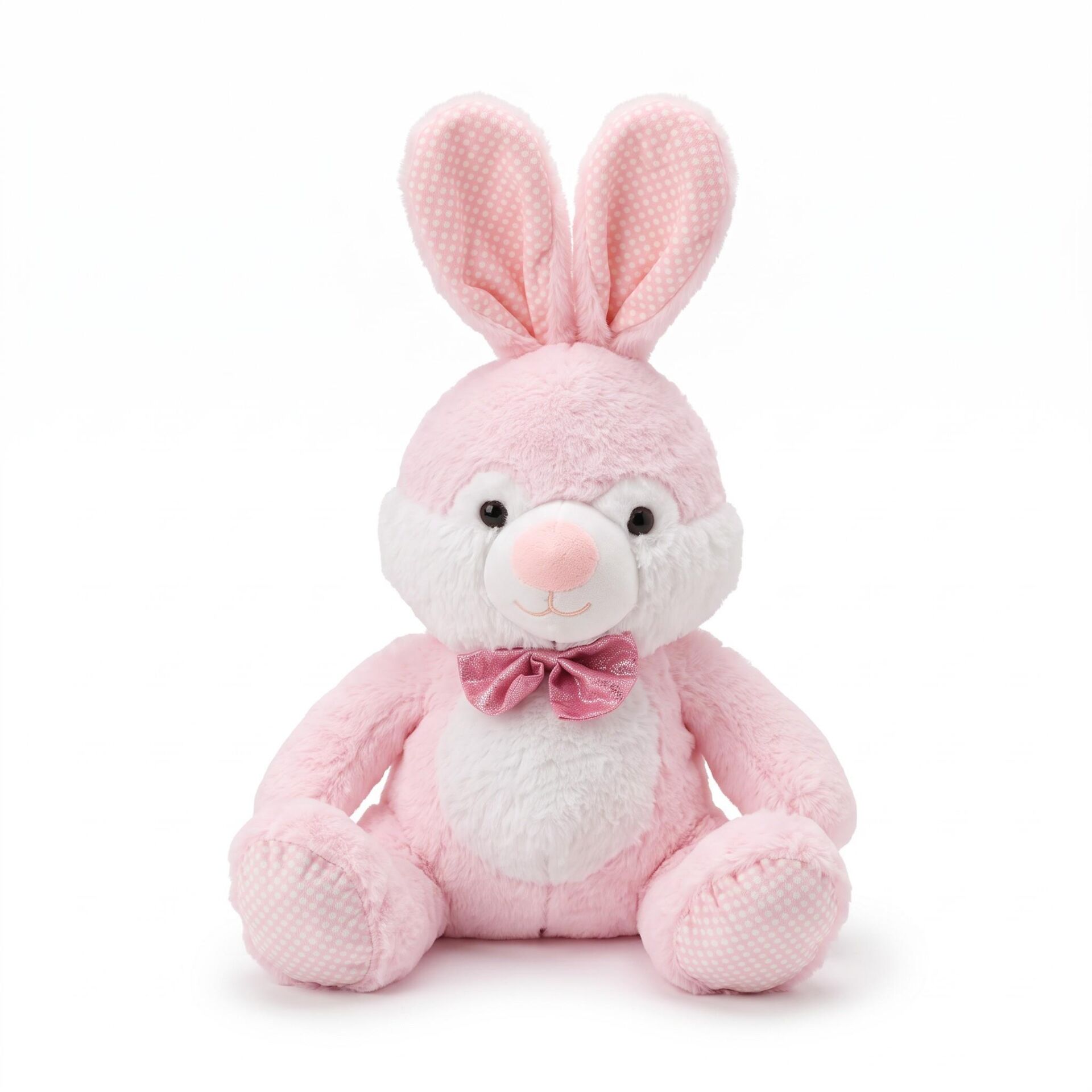 PL50245 60 CM TAVŞAN PAPYONLU PELUŞ OYUNCAK