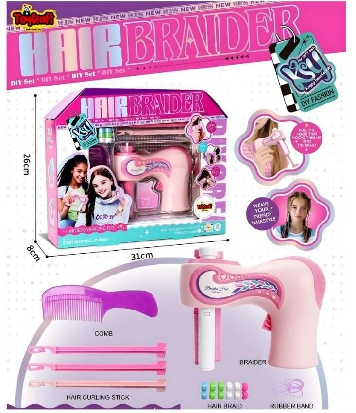 KSY892 TOYCRAFT DIY SAÇ ÖRME MAKİNASI FULL-TYC