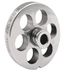 22 Numara 2'li Kıyma Makinesi Ayna ve Bıçak Seti Vardı 1050 Çelik 18mm