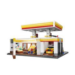 C66026W CADA SHELL BENZİNLİK 1309 PARÇA BLOCK OYUNCAK