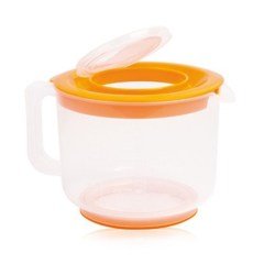 BUFFER® Özel Koruma Kapaklı Sıçratmayan Mikser Çırpma Karıştırma Kabı (2lt)