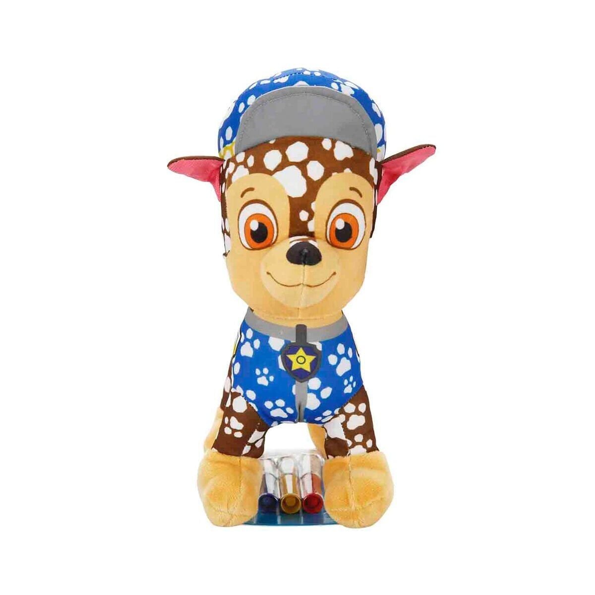 64446 SUN-HTI-SBR-FİGÜR PELUŞ PAW PATROL DOODLE PUPS BOYAMA KALEMLİ PAW 3A