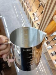 İçi Ölçekli Çelik Süt Karafı 900 ML & Buhar Potu - Profesyonel Pitcher