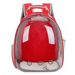 BUFFER® Şeffaf Astronot Kapsül Kedi Köpek Seyahat Yolculuk Fermuarlı Hava Alan Taşınabilir Sırt Çant