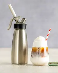 Profesyonel Krema Sifonu 500 ML Çelik Tüp Krem Şantı Sıkma