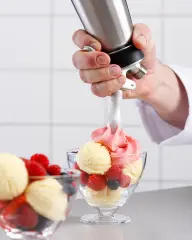 Profesyonel Krema Sifonu 500 ML Çelik Tüp Krem Şantı Sıkma