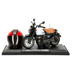 5835 SUN-MYG-MOTOSİKLET 1 14 HONDA MONKEY KASKLI FİGÜR PB 3R SES IŞIK