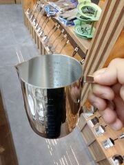 İçi Ölçekli Çelik Süt Karafı 550 ML & Buhar Potu - Profesyonel Pitcher