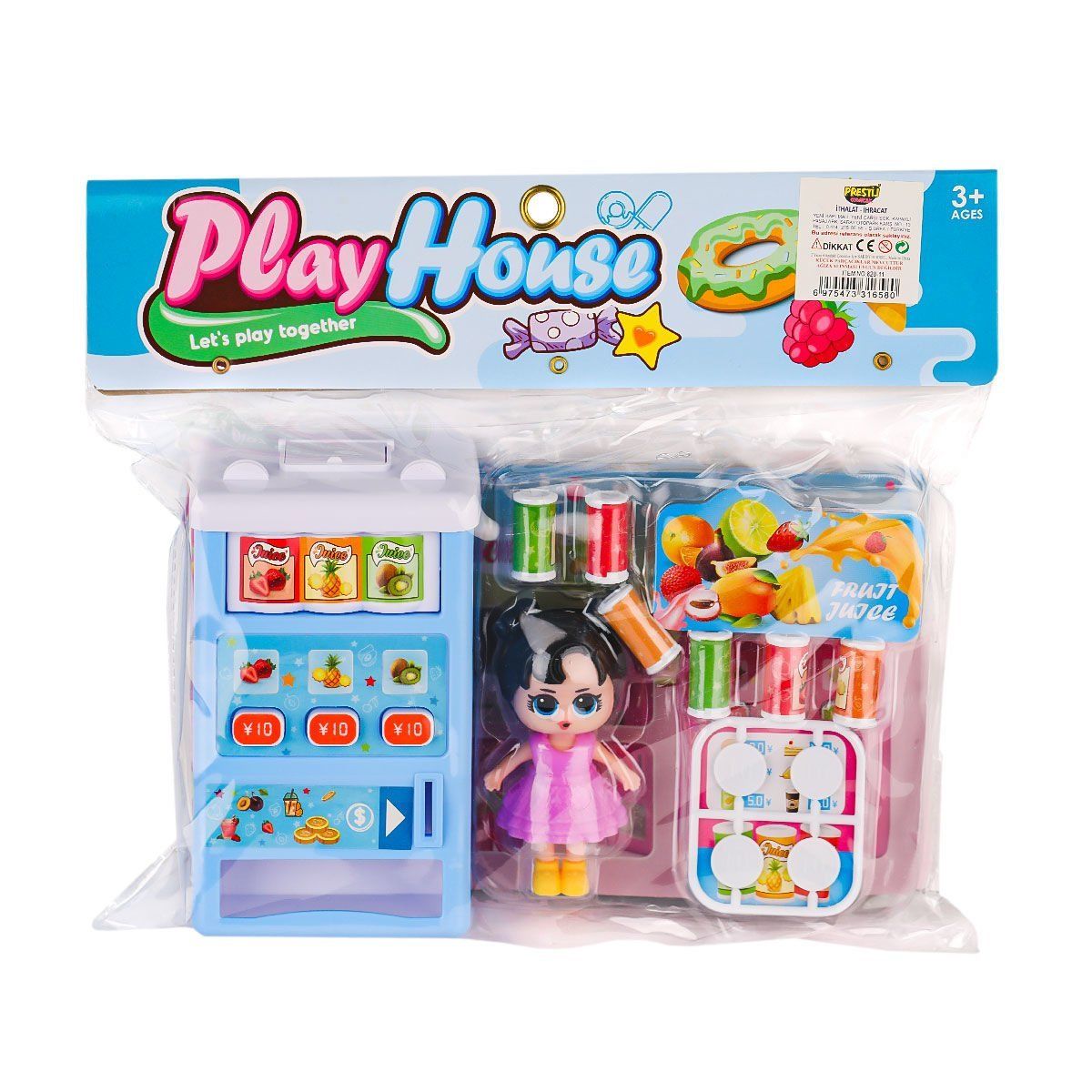 828-11 Bebekli Otomat Oyun Seti -Prestij Oyuncak