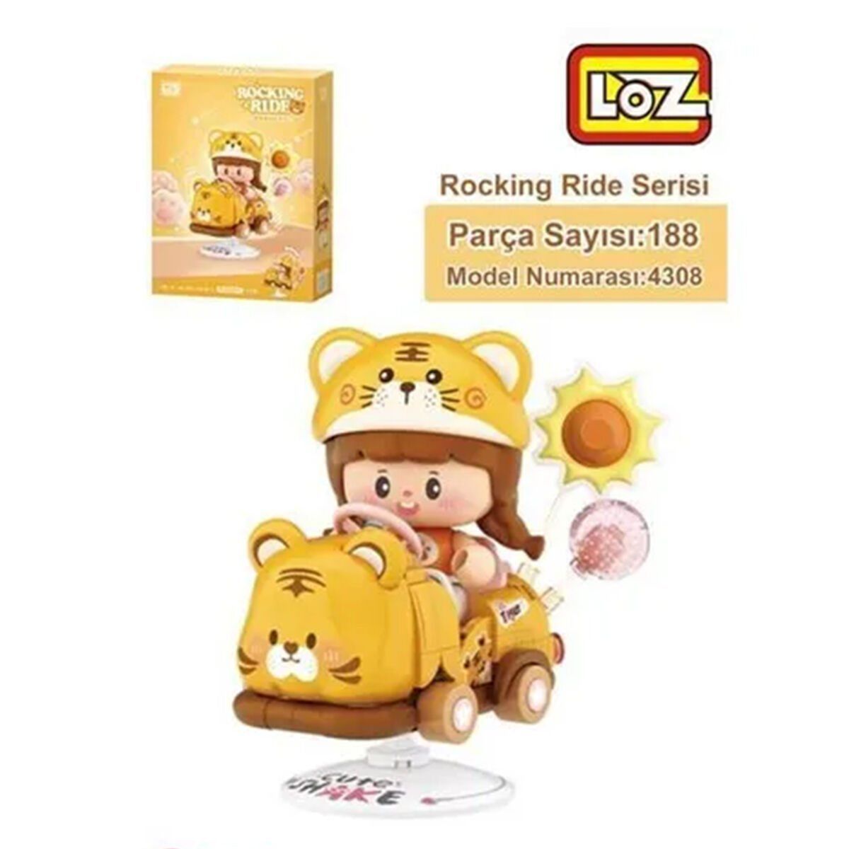 LZ-4308 LOZ KAPLAN SALLANMA SÜRÜŞÜ 188 PARÇA BLOCK OYUNCAK