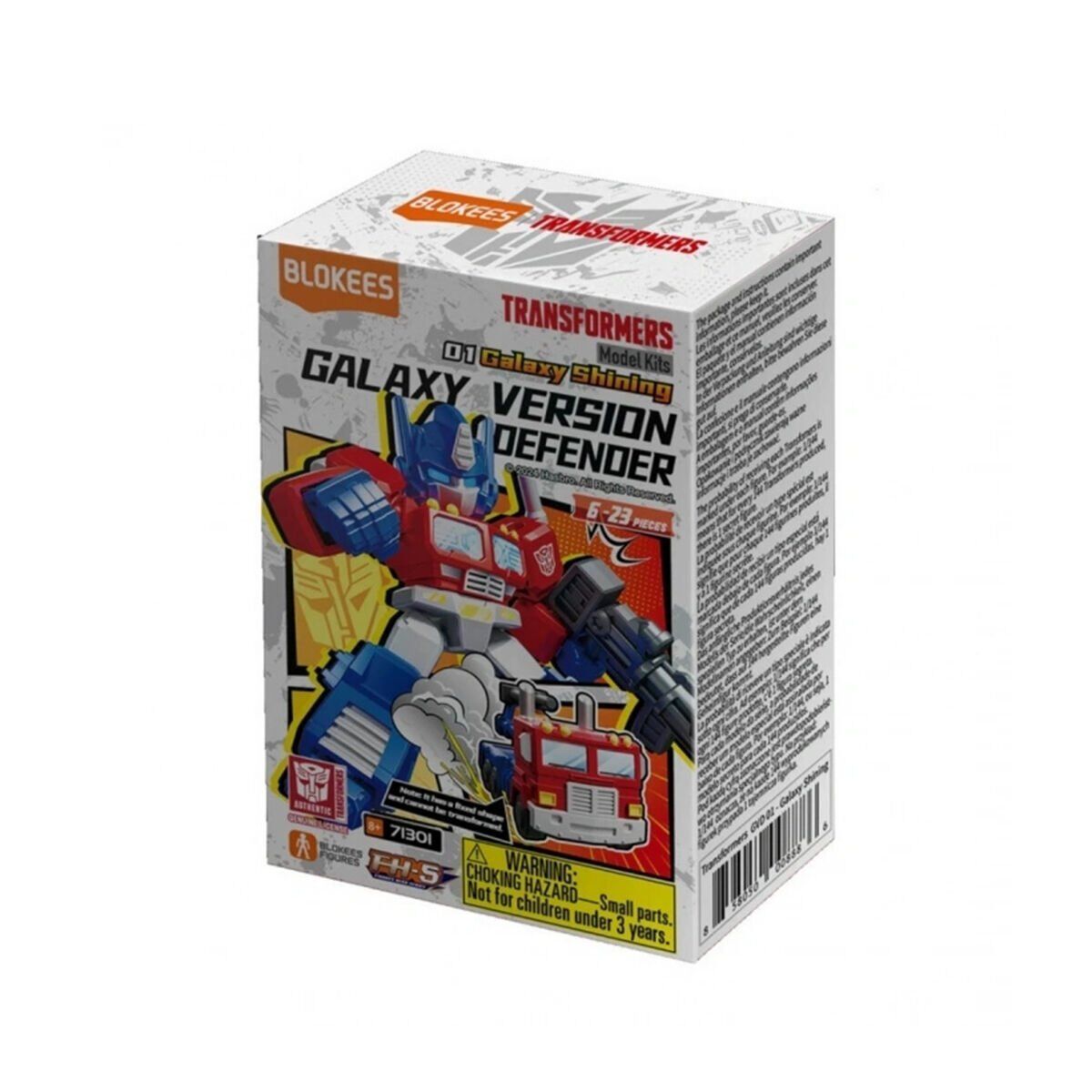 71301 SUN-BLO-FİGÜR TRANSFORMERS DEFENDER VERSİYON 01 TRNS 12D