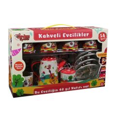 ATF-996-7A-10A 14 PRÇ.DESENLİ METAL ÇAY KAHVE-VRD