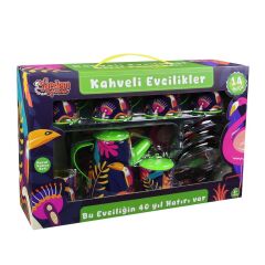 ATF-996-7A-10A 14 PRÇ.DESENLİ METAL ÇAY KAHVE-VRD