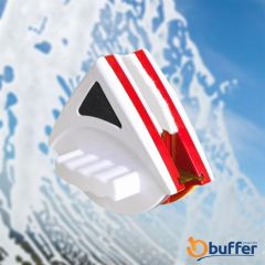 BUFFER® Güçlü Mıknatıslı Çift Cam Silici İzocam Parlak Yüzey Temizleme Silme Aparatı 18-30 mm