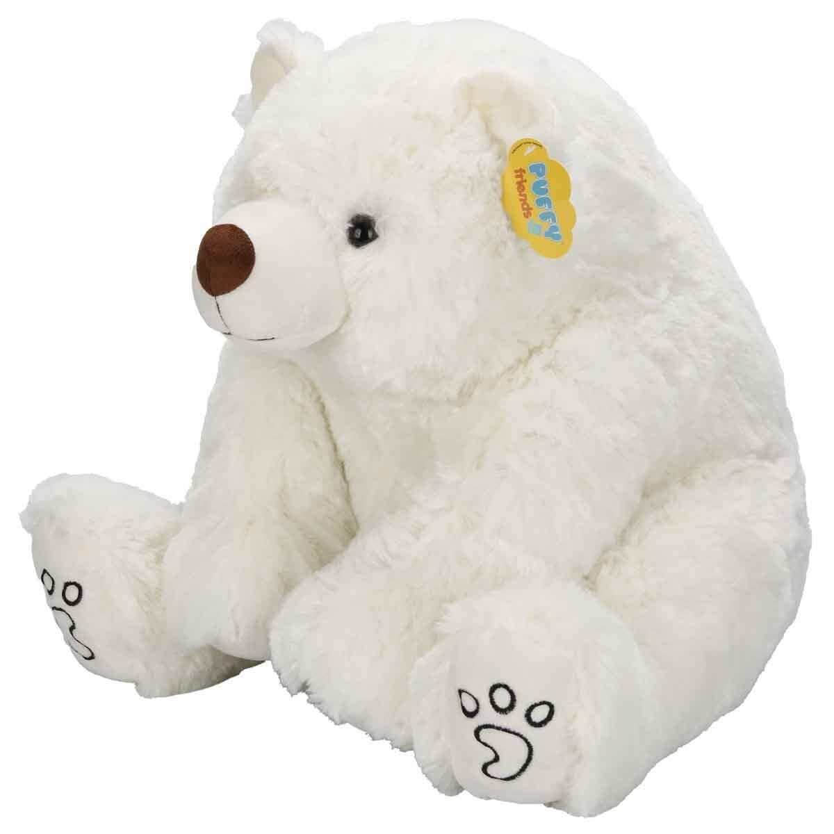 Sunman Beyaz 48 cm Peluş Kutup Ayısı - Yumuşacık Uyku Arkadaşı
