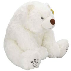 Sunman Beyaz 48 cm Peluş Kutup Ayısı - Yumuşacık Uyku Arkadaşı