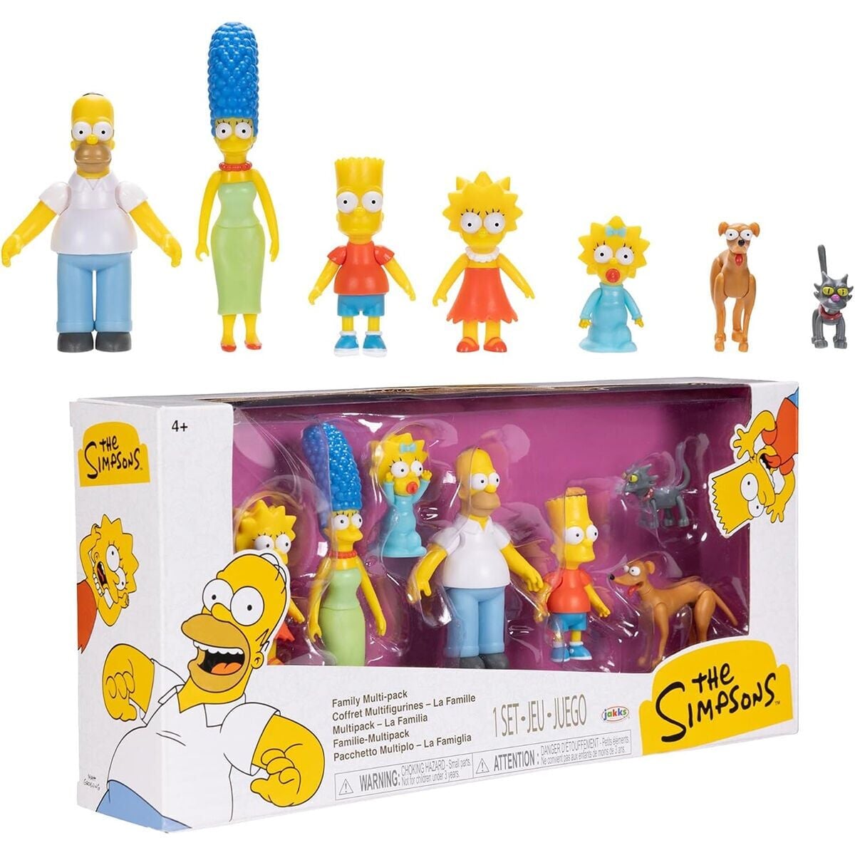 JKSMP17539 The Simpsons Aile 7li Figür Set