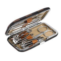 BUFFER® Profesyonel Büyük Boy Manikür Pedikür Seti Tırnak Bakımı 10 Parça