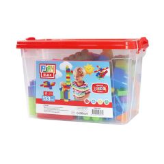 Play Blox Yapı Oyuncakları 133 Parça Kovalı Parlak Renkler Mega Blok Seti