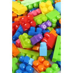 Play Blox Oyuncak Tren Seti 77 Parça Sayılar ve Alfabe Treni Parlak Renkler Mega Blok Seti