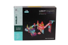 CH1172 MAGNETİC TİLES LİGHT VERSİON 75 PARÇA