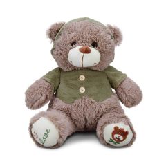 1014 Puffy Friends T Shirtlü Sevimli Peluş Ayı 43 cm